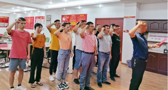 初心稳固、使命在肩，，，，，Bevictor韦德园区党总支“迎七一”主题党日运动